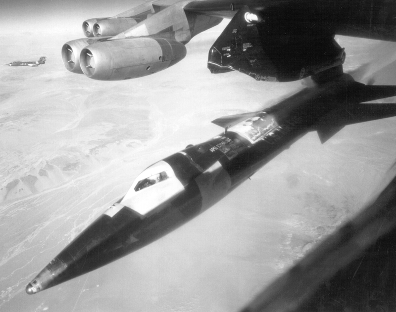 Illustration for article titled Outstanding photos of the X-15, the fastest manned rocket plane ever